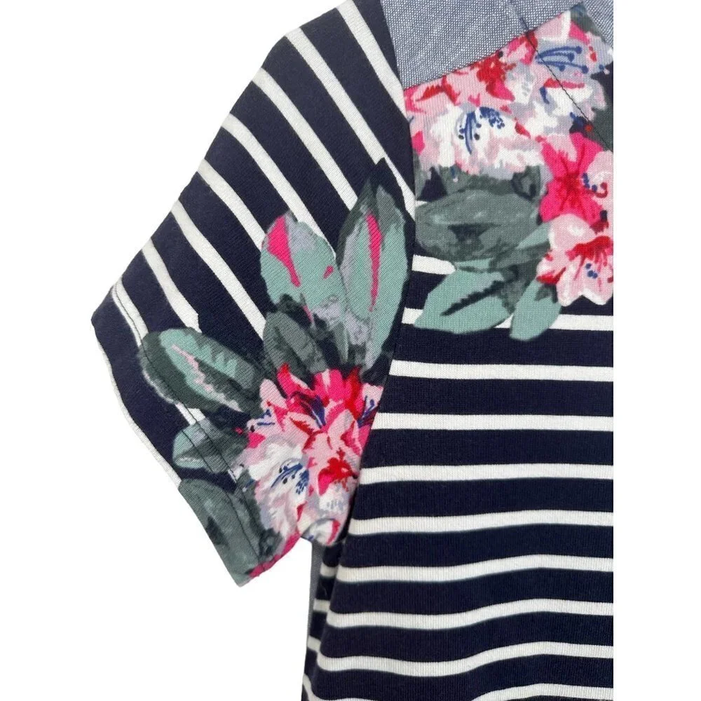 Joules‎ Imelda Shift floral and denim dress, size 6